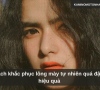 Cách khắc phục lông mày tự nhiên quá đậm hiệu quả 