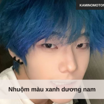 Nhuộm màu xanh dương nam