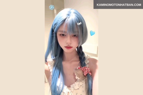 Các kiểu tóc nhuộm xanh dương xám khói được yêu thích