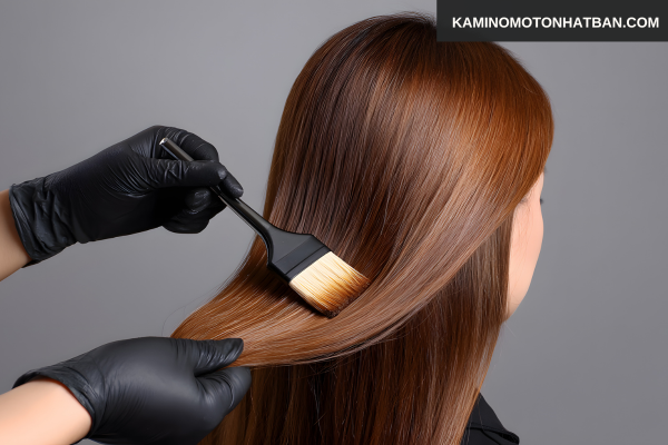 Cho con bú có nên nhuộm tóc