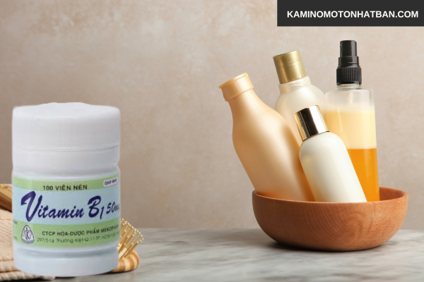 Gội đầu bằng B1 và dầu gội