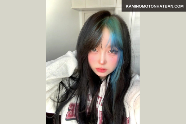 Gợi ý các kiểu highlight xanh dương khói đẹp
